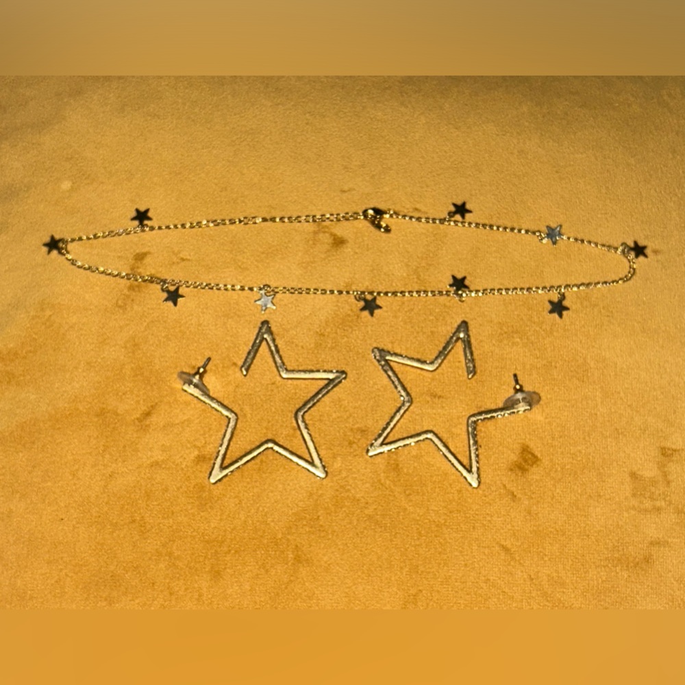 Earring and necklace